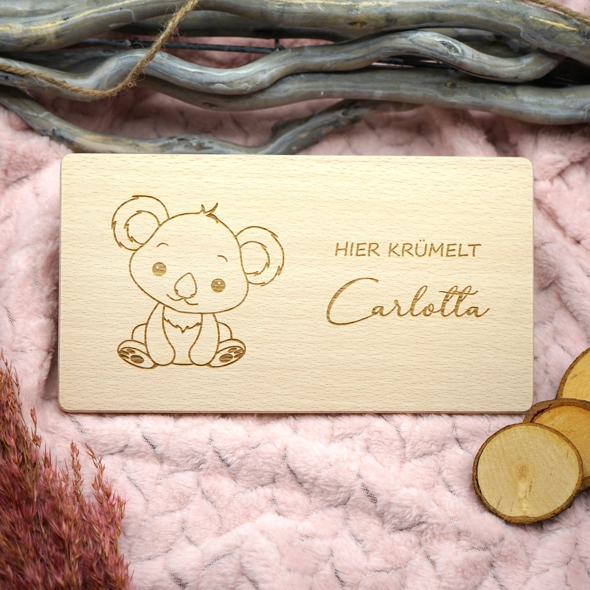 Personalisierte Frühstücksbrettchen für Kinder