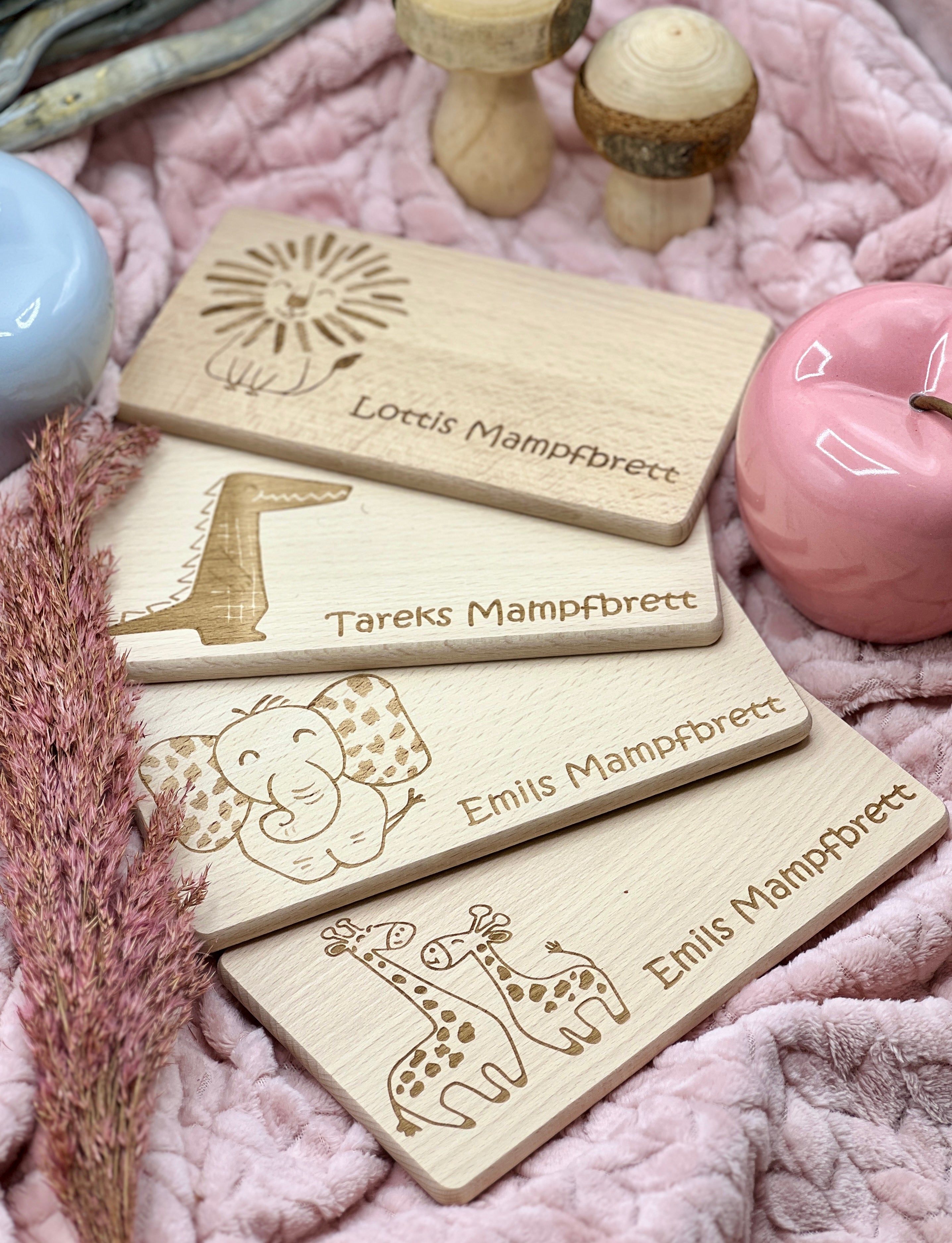 Personalisierte Frühstücksbrettchen