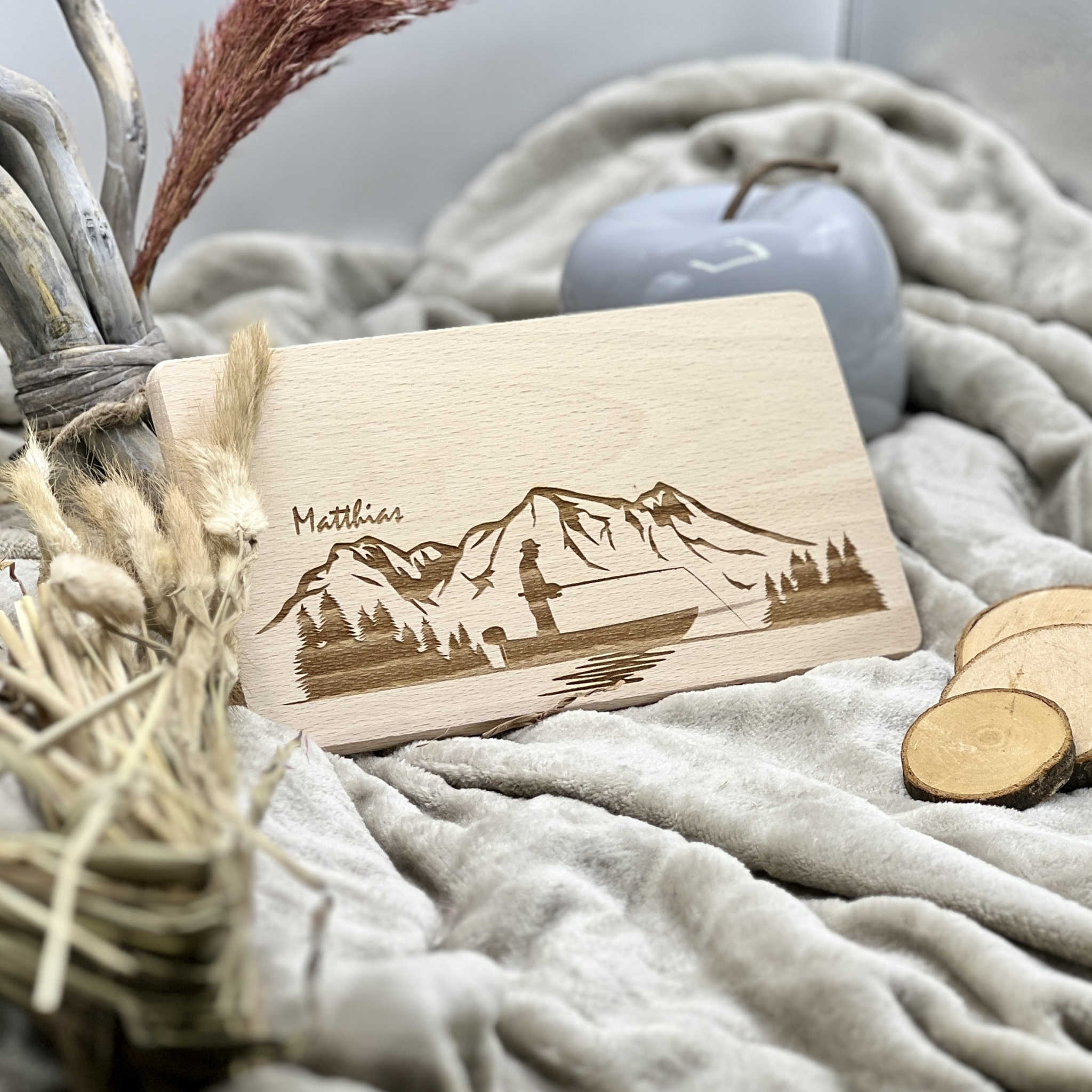 Frühstücksbrett "Angler"