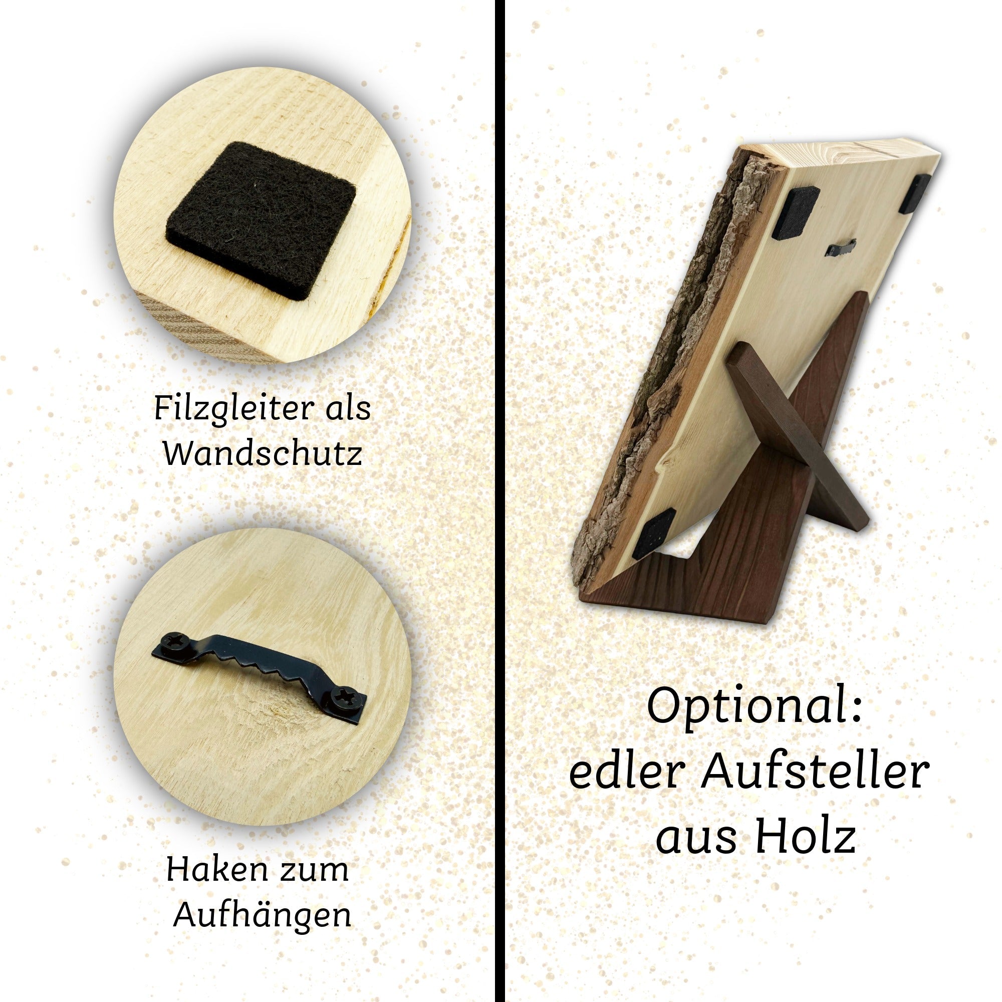 Glückshufeisen Landhaus "Goldene Hochzeit"