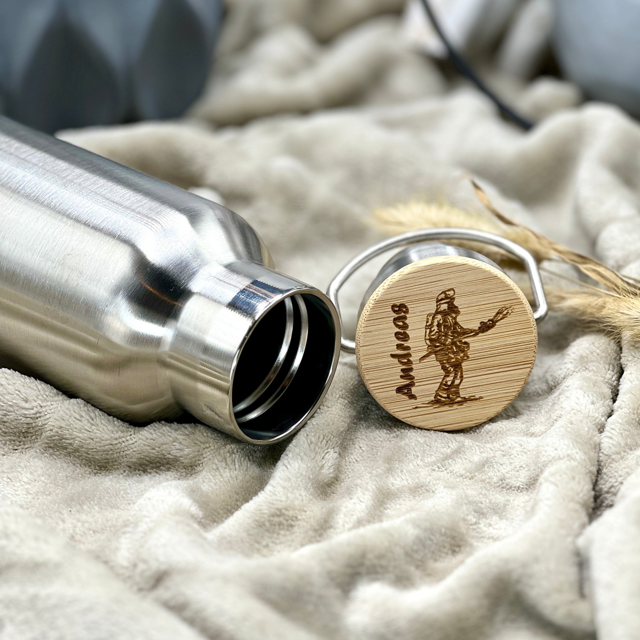 Trinkflasche Edelstahl "Feuerwehr"