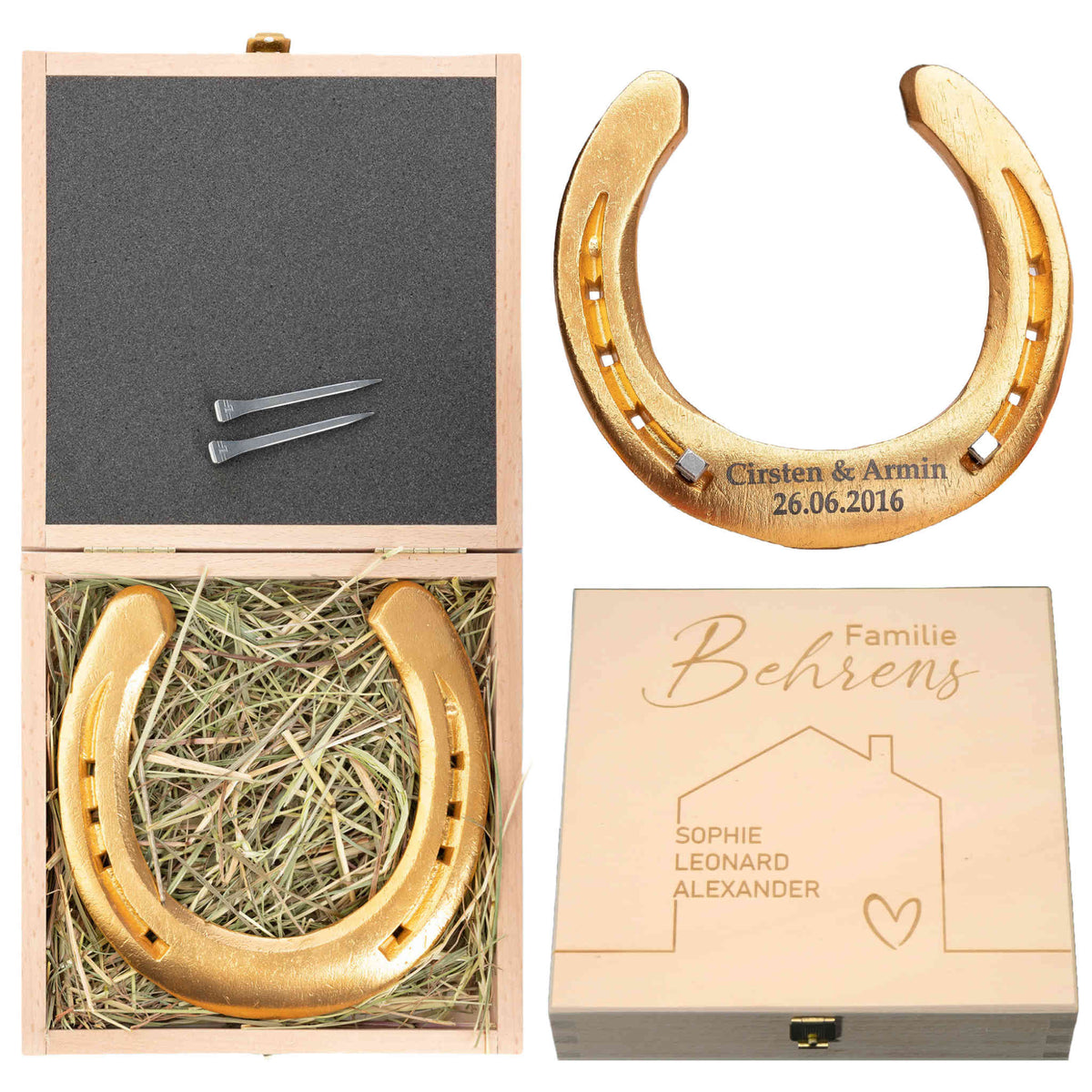 Geschenk zum Richtfest – Vergoldet (24 Karat)