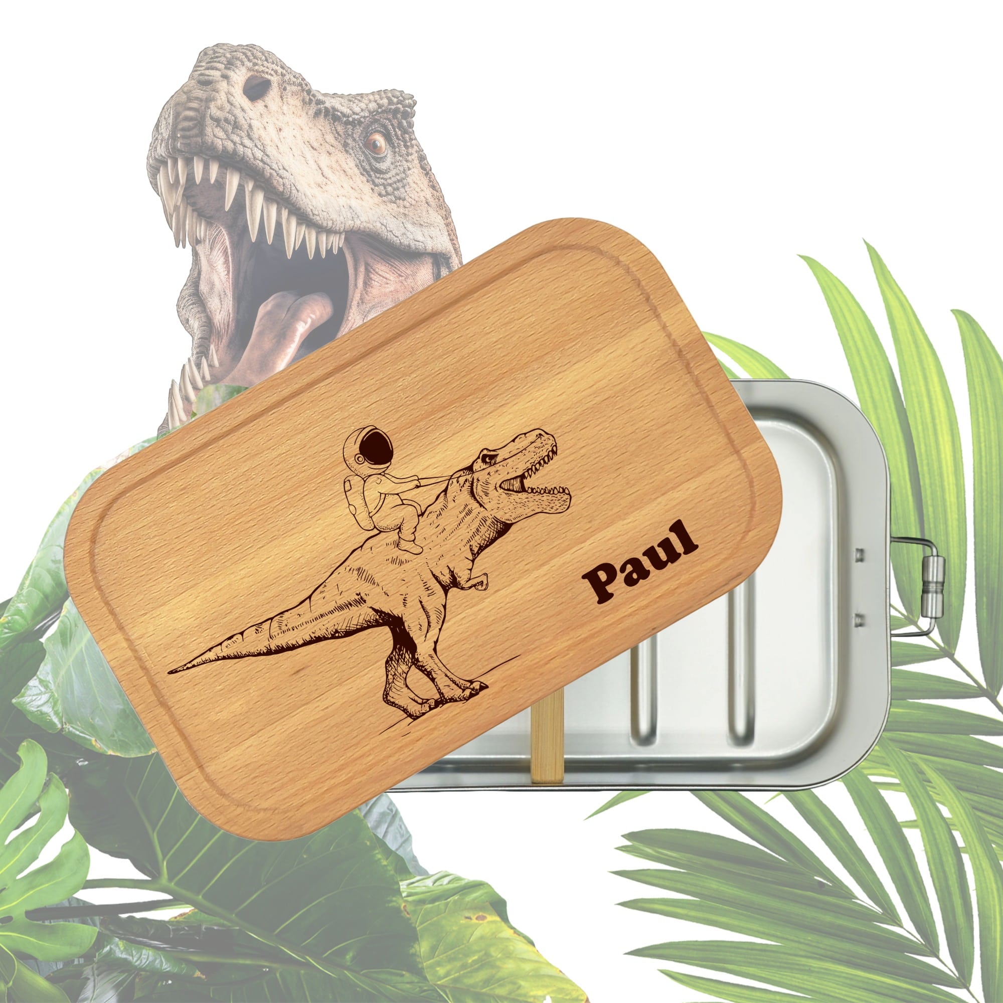 Brotdose "Dino & Astronaut"