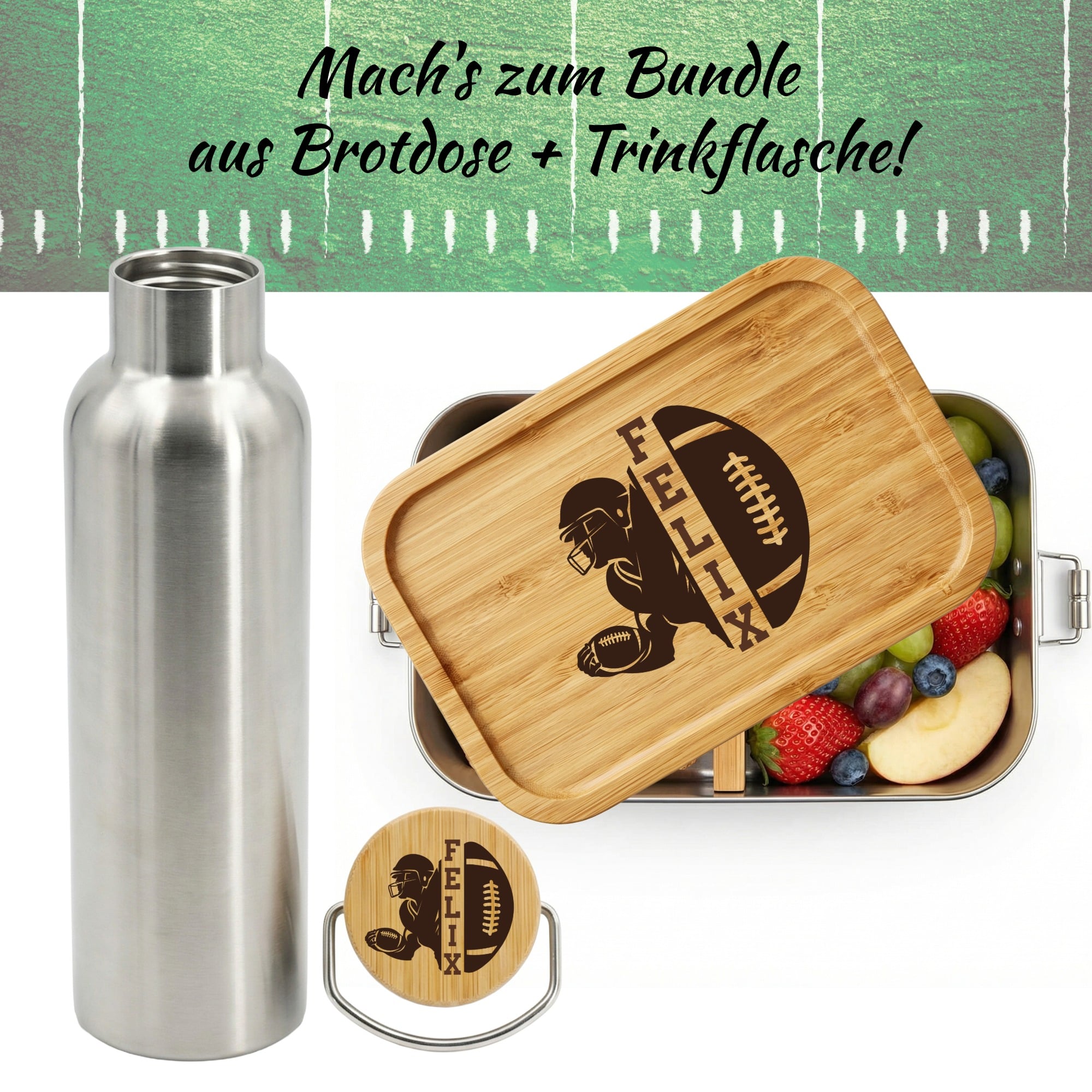 Brotdose "Football Spieler"