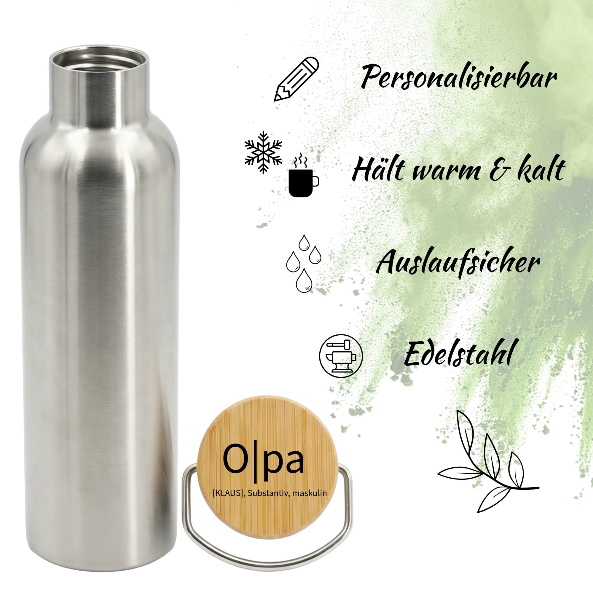 Brotdose mit verstellbarer Trennwand für Snacks und Sandwiches