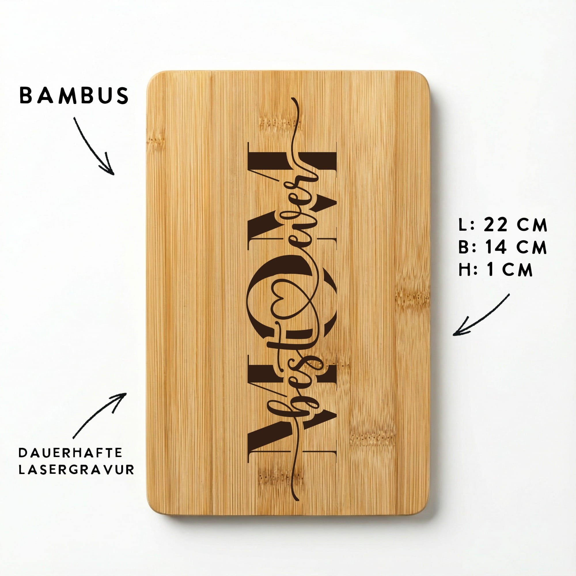 Frühstücksbrettchen "Best Mom Ever"