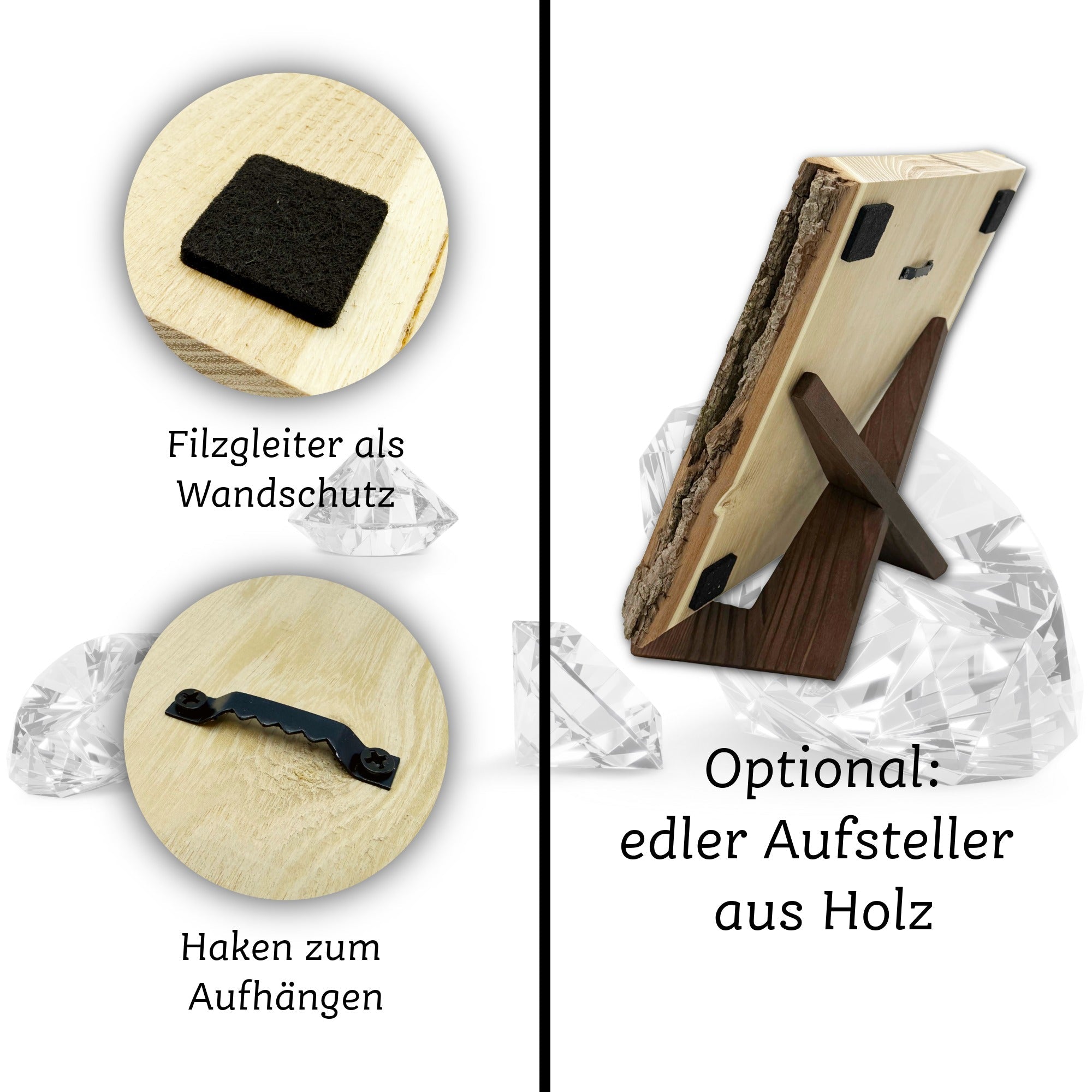 Glückshufeisen Landhaus "Diamanthochzeit"