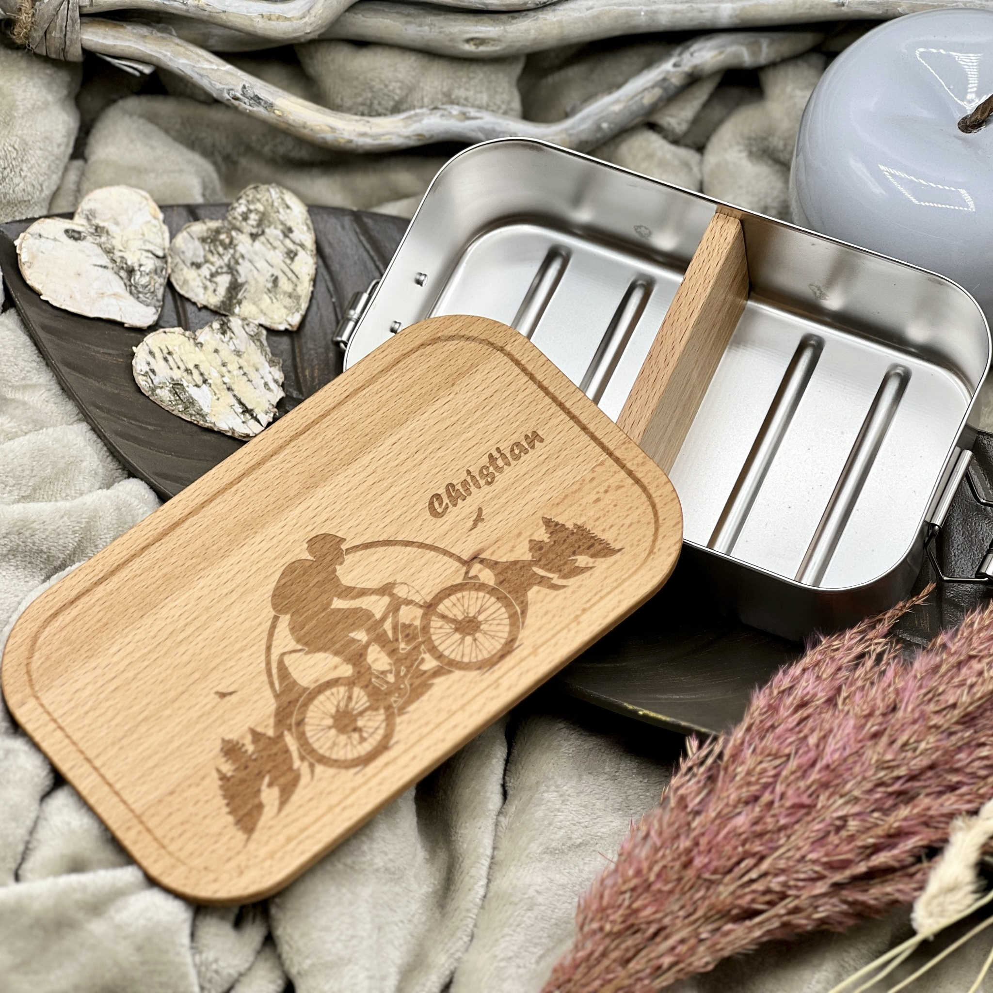Brotdose "Mountainbike"