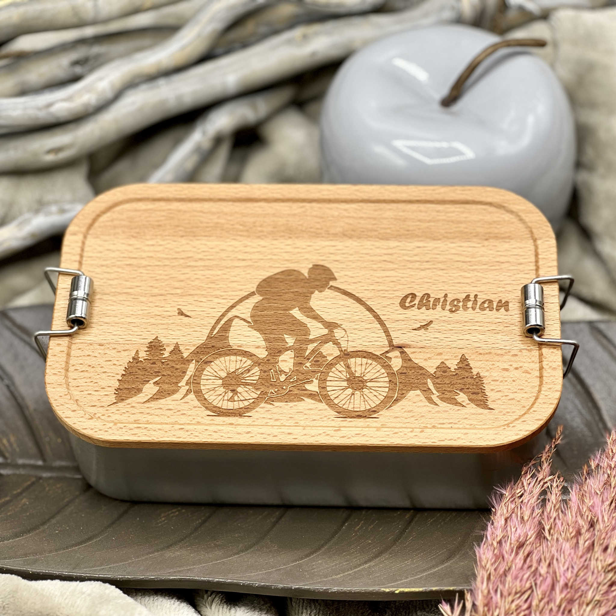 Brotdose "Mountainbike"