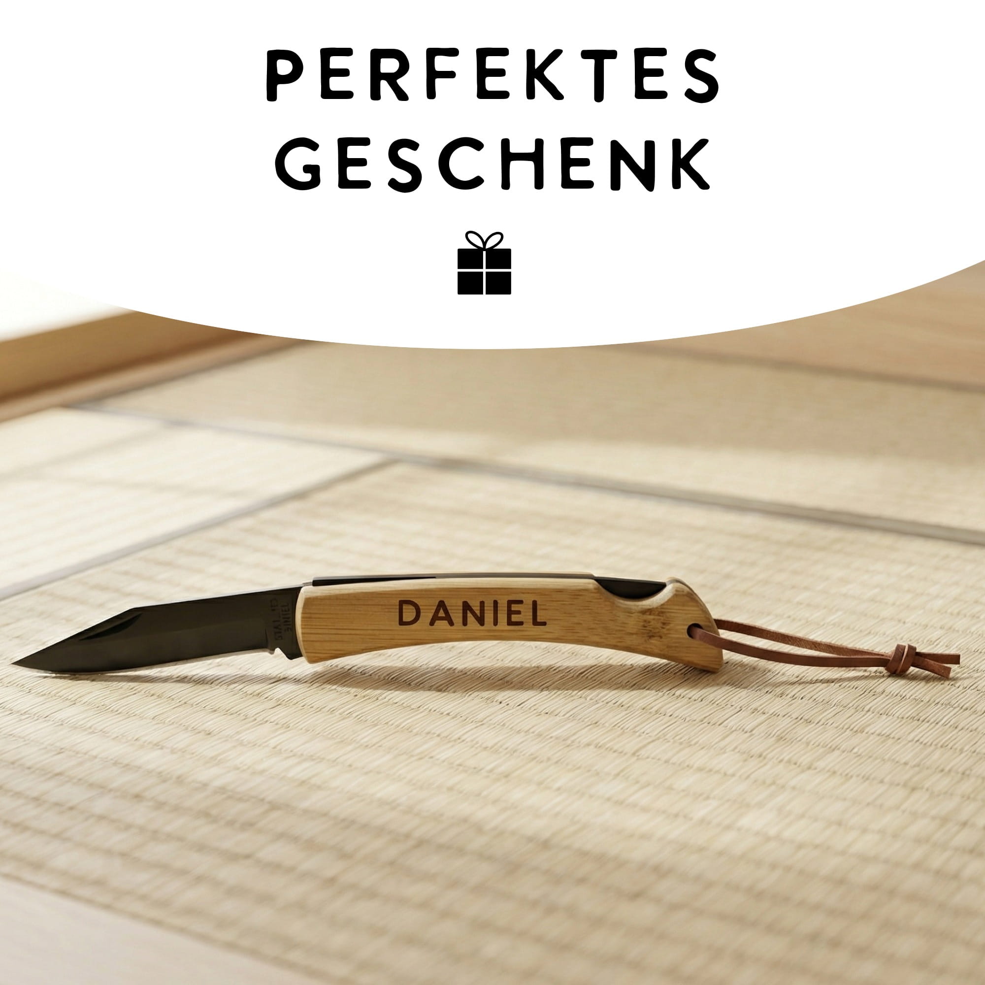 Personalisiertes Klappmesser mit Wunschgravur – Geschenkidee für Männer
