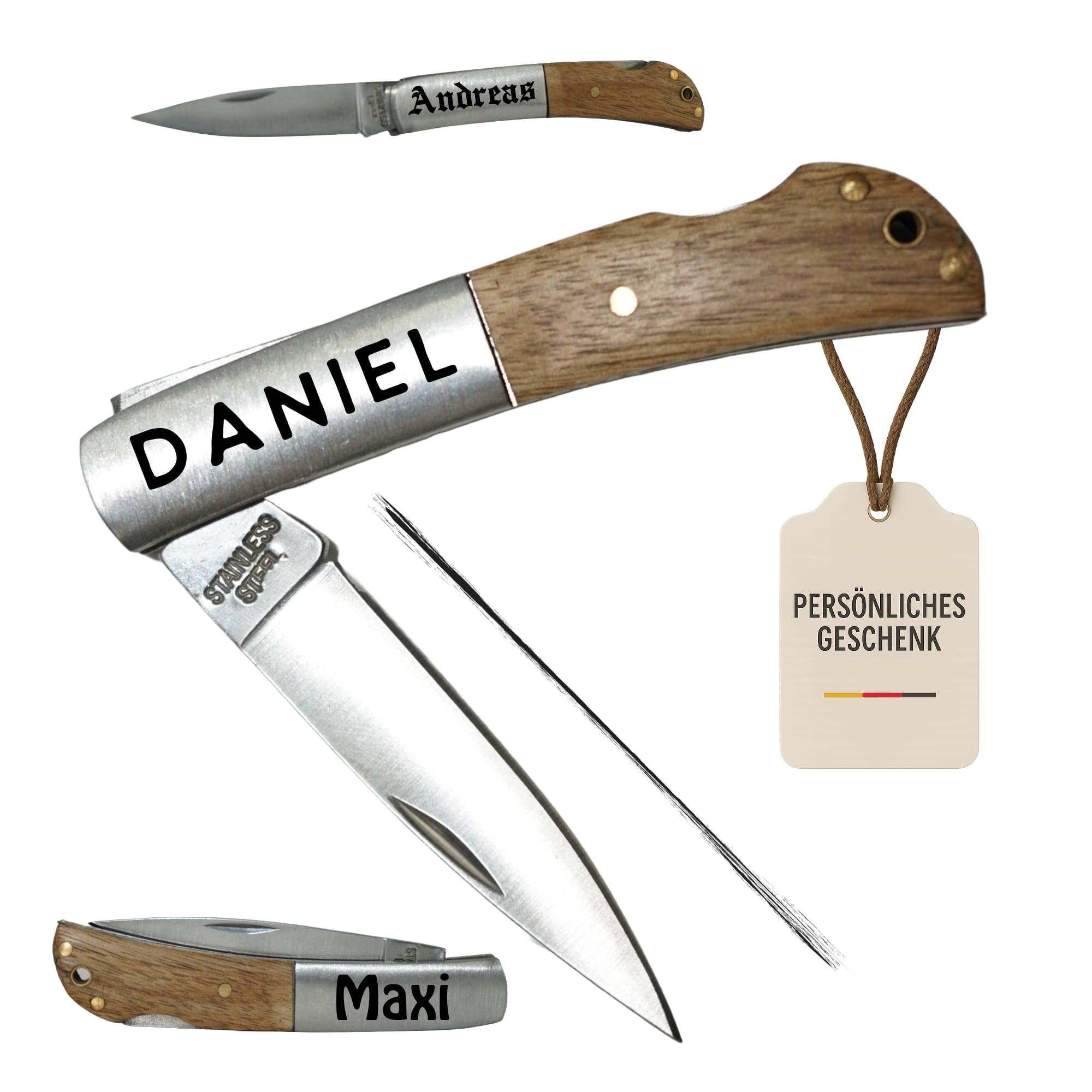 Taschenmesser mit Gravur als Geschenkidee